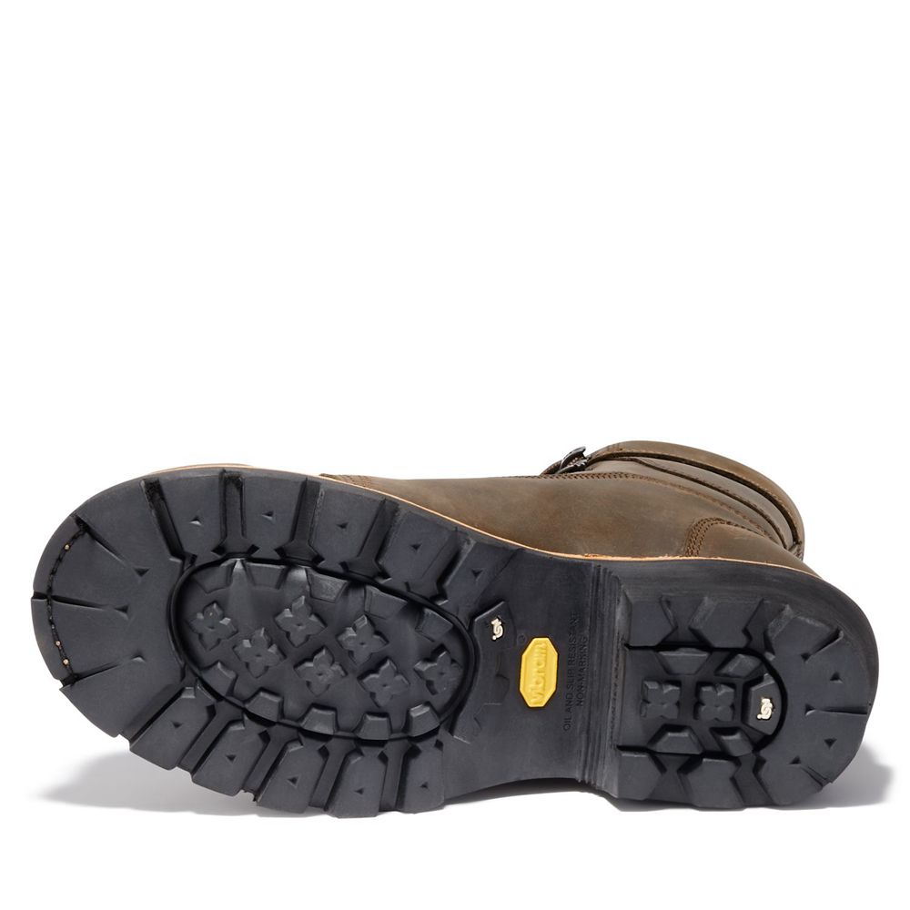 Botas Pro Timberland Hombre Pro Rip Saw 9\" Comp Toe Logger Marrones - Chile VAS-387615